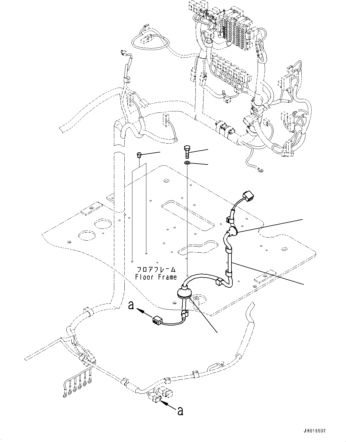 Excavators Komatsu / PC700LC-11 S/N 80013-UP(PC00032U) / Cab, Floor, KomVision Ready Harness(K014039 : K1110-002039)