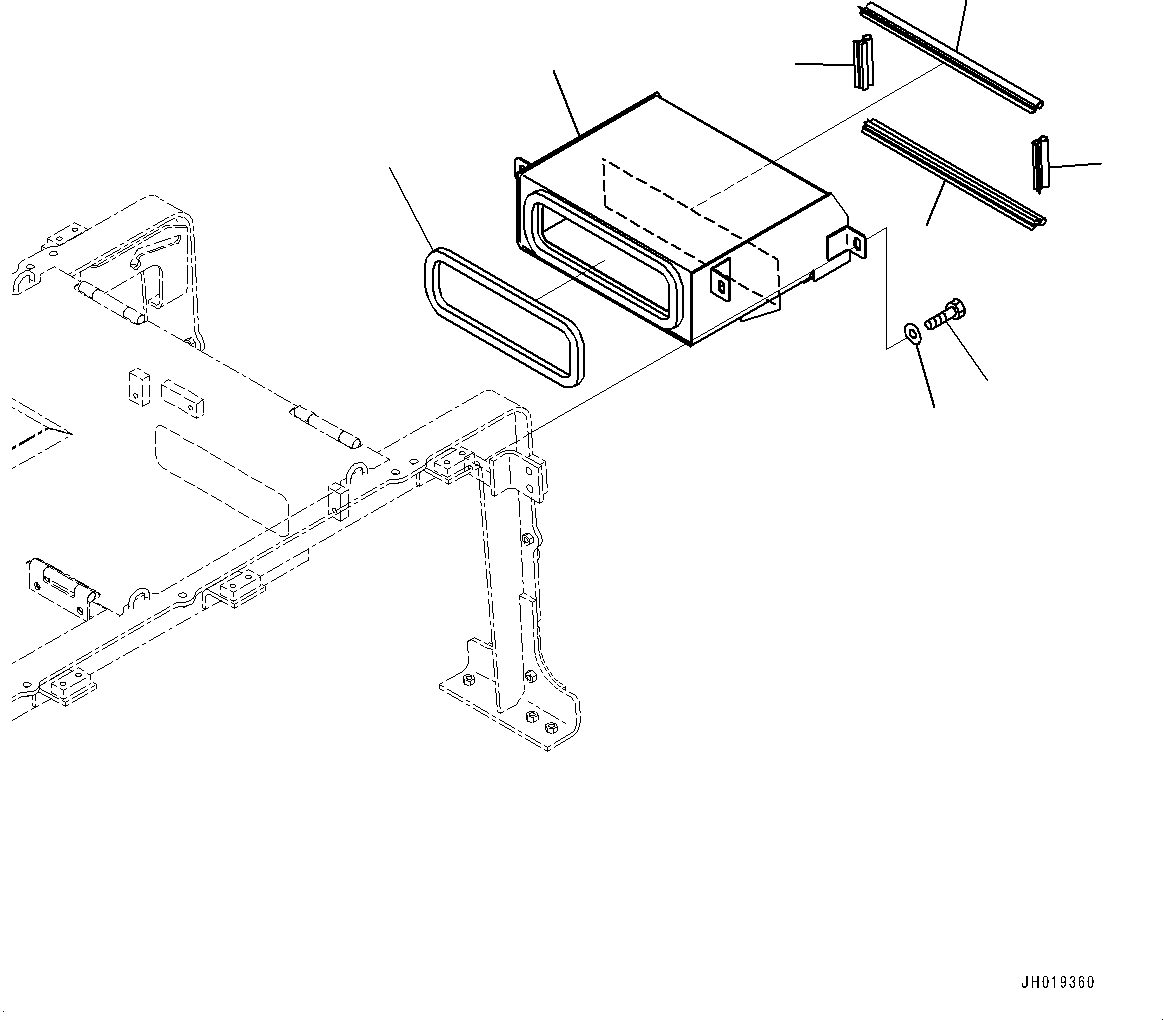Excavators Komatsu / PC700LC-11 S/N 80013-UP(PC00032U) / Engine Hood, Duct(M001007 : M1110-001007)