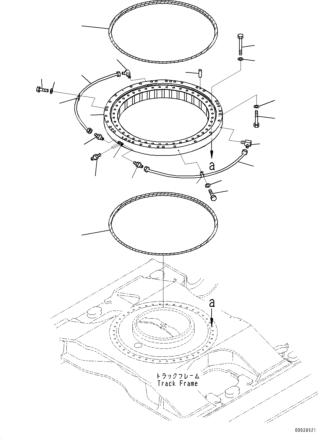 Excavators Komatsu / PC700LC-11 S/N 80013-UP(PC00032U) / Swing Circle(N001001 : N1110-001001)