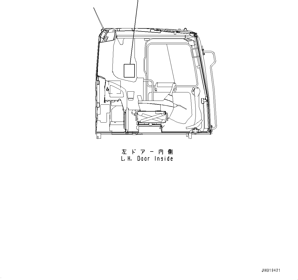 Komatsu parts book diagram for PC700LC-11 S/N 80013-UP: LIFTING CAPACITY CHART, FOR 7600MM BOOM