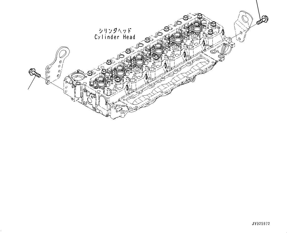 Engines Komatsu / SAA6D107E-3C S/N 22173774-UP (For PC210LCI-11)(PC00037U) / Lifting Bracket Mounting, Mounting Parts(A001001 : ALA10-001001)