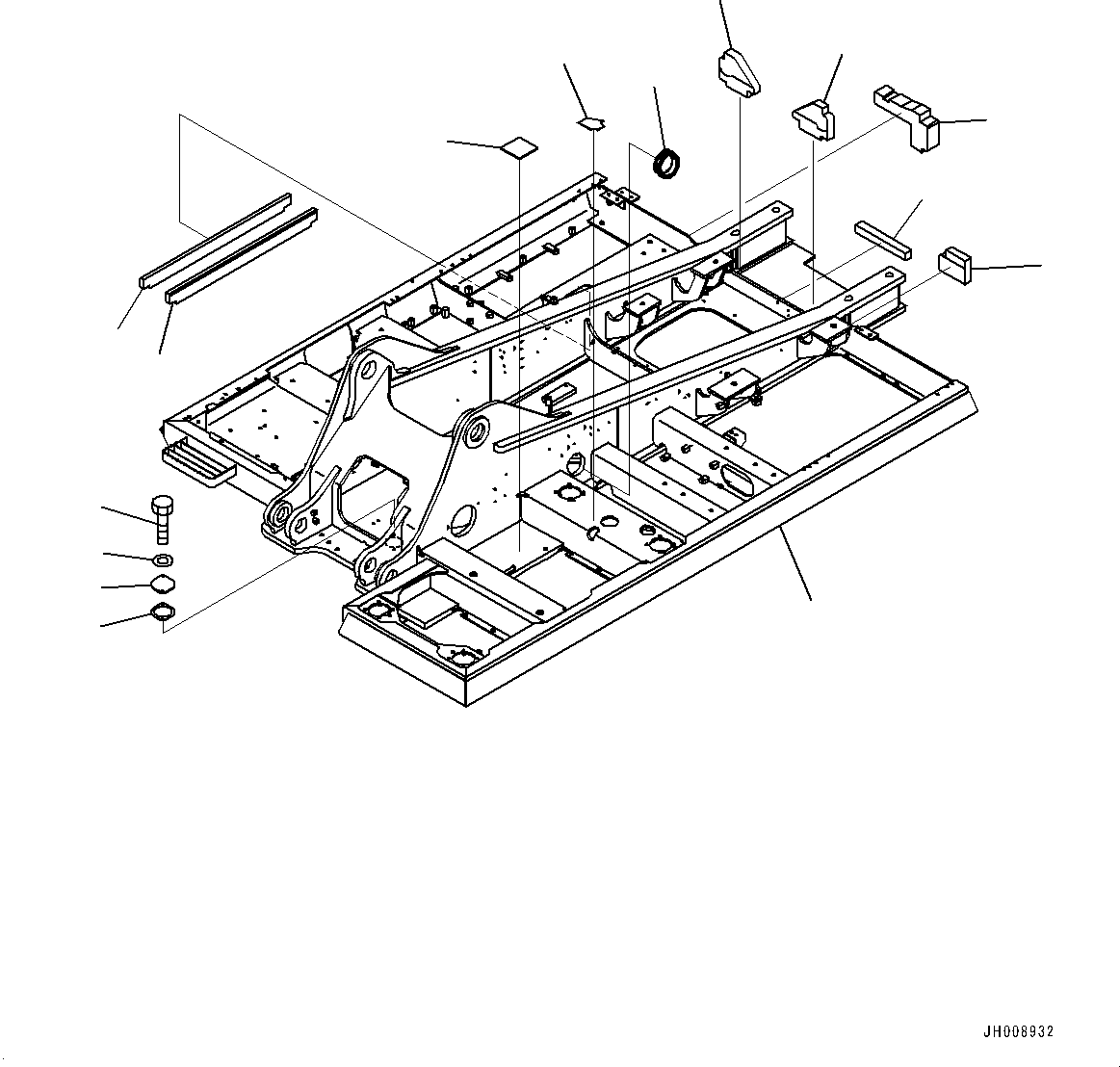 Excavators Komatsu / PC300-8M0 S/N K56001-UP(PC00039U) / Revolving Frame, EN ISO Access 2011(J001001 : J1110-013001)