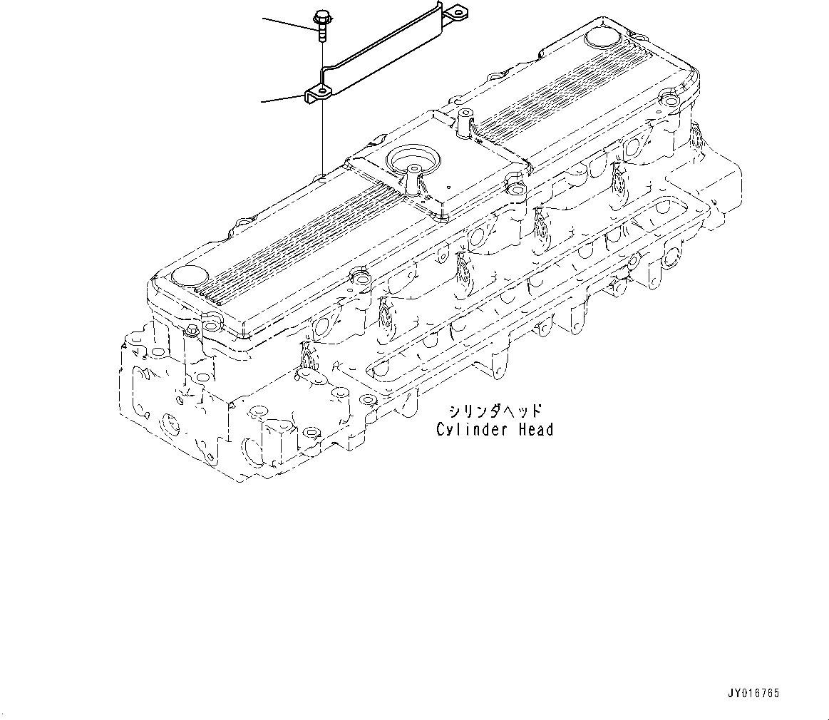Engines Komatsu / SAA6D114E-6C S/N 26908325-UP (For HB365LC/NLC-3E0)(PC00074U) / Heat Shield(A011001 : ASH00-001001)
