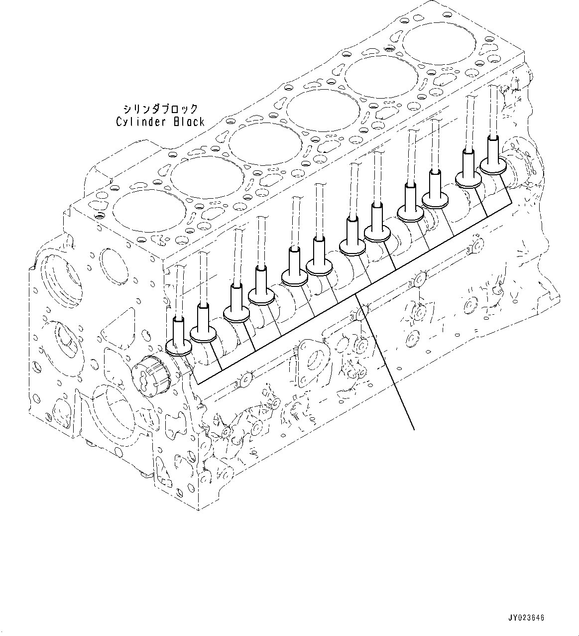 Engines Komatsu / SAA6D107E-3C S/N 22398277-UP (For PC230NHD-11E0)(PC00083U) / Tappet(B006001 : ABB00-001001)