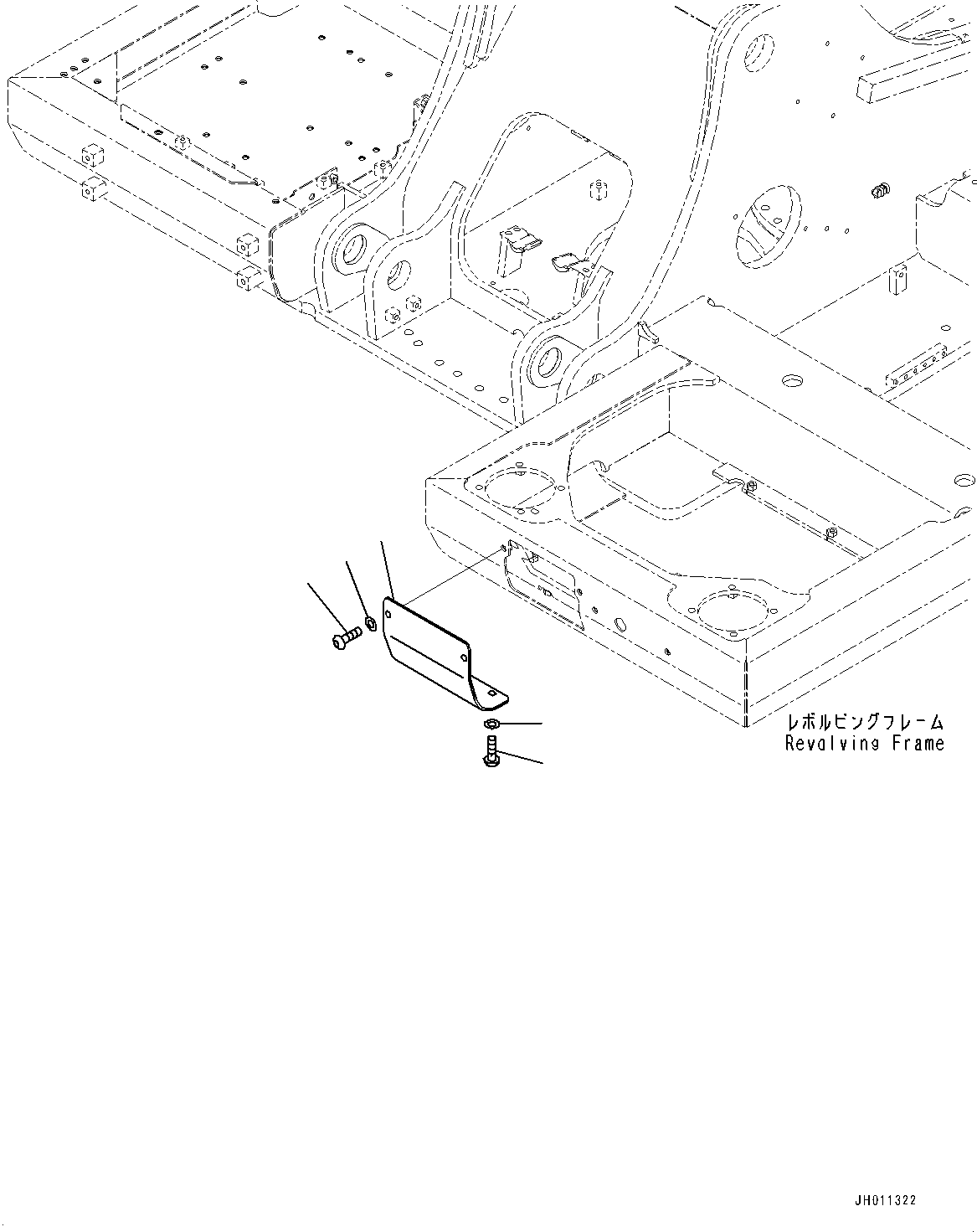 Excavators Komatsu / PC290NLCI-11E0 S/N K75001-UP(PC00087U) / Additional Lower Wiper(K008001 : K0340-001001)