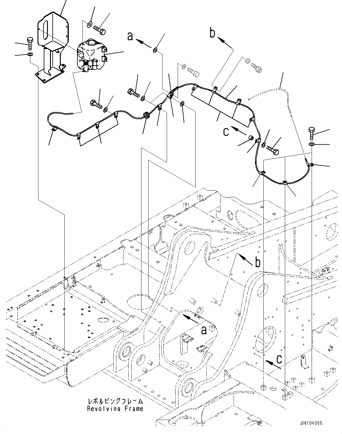 Excavators Komatsu / PC290NLCI-11E0 S/N K75001-UP(PC00087U) / Window Washer(K010001 : K0350-002001)