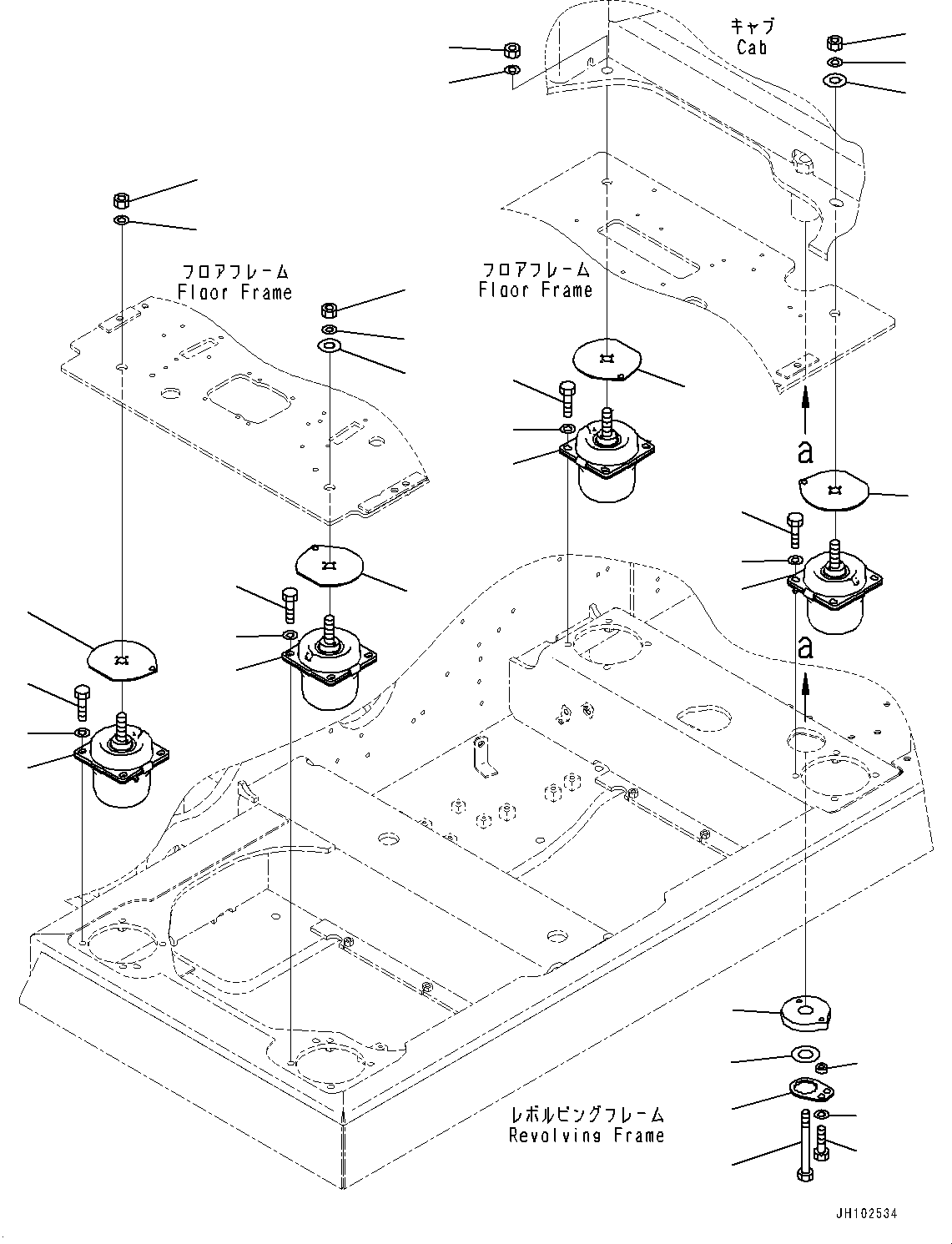 Excavators Komatsu / PC290NLCI-11E0 S/N K75001-UP(PC00087U) / Floor Mounting(K013001 : K1120-001001)