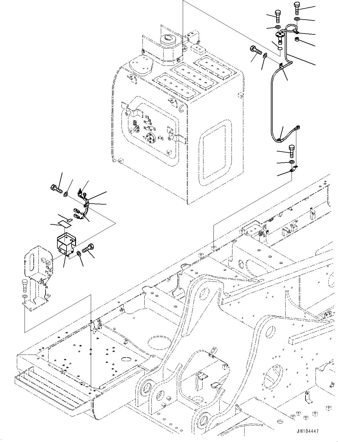 Komatsu parts book diagram for PC290LCI-11E0 S/N 35152-UP: REFUELING PUMP, PUMP RELATED PARTS (1/2)