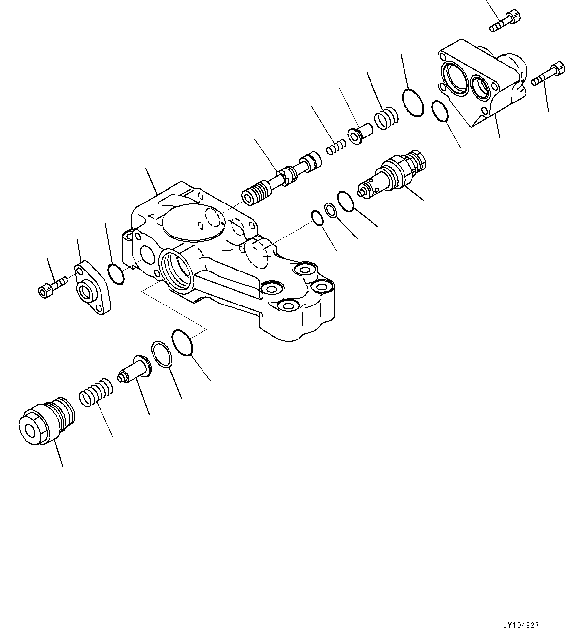Komatsu parts book diagram for PC360LCI-11E0 S/N 91258-UP: ANTI-DROP VALVE, ANTI-DROP VALVE