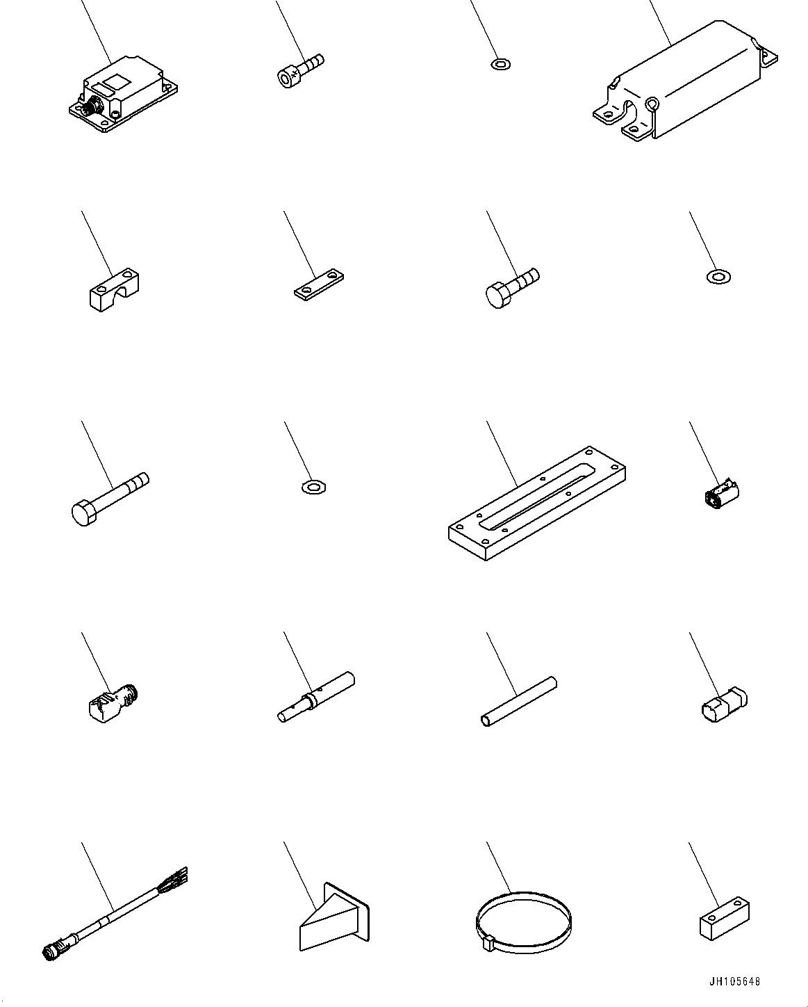 Komatsu parts book diagram for PC360LCI-11E0 S/N 91258-UP: IMU AUTO TILT BUCKET KIT
