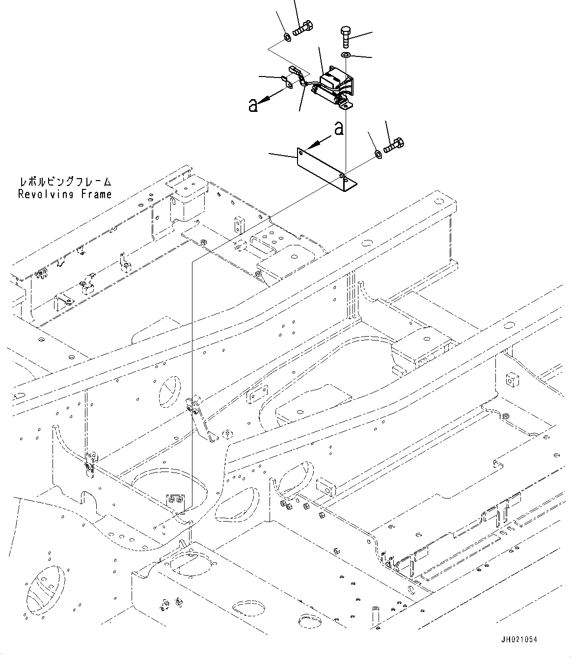 Komatsu parts book diagram for PC210LCI-11E0 S/N 503996-UP: TRAVEL ALARM