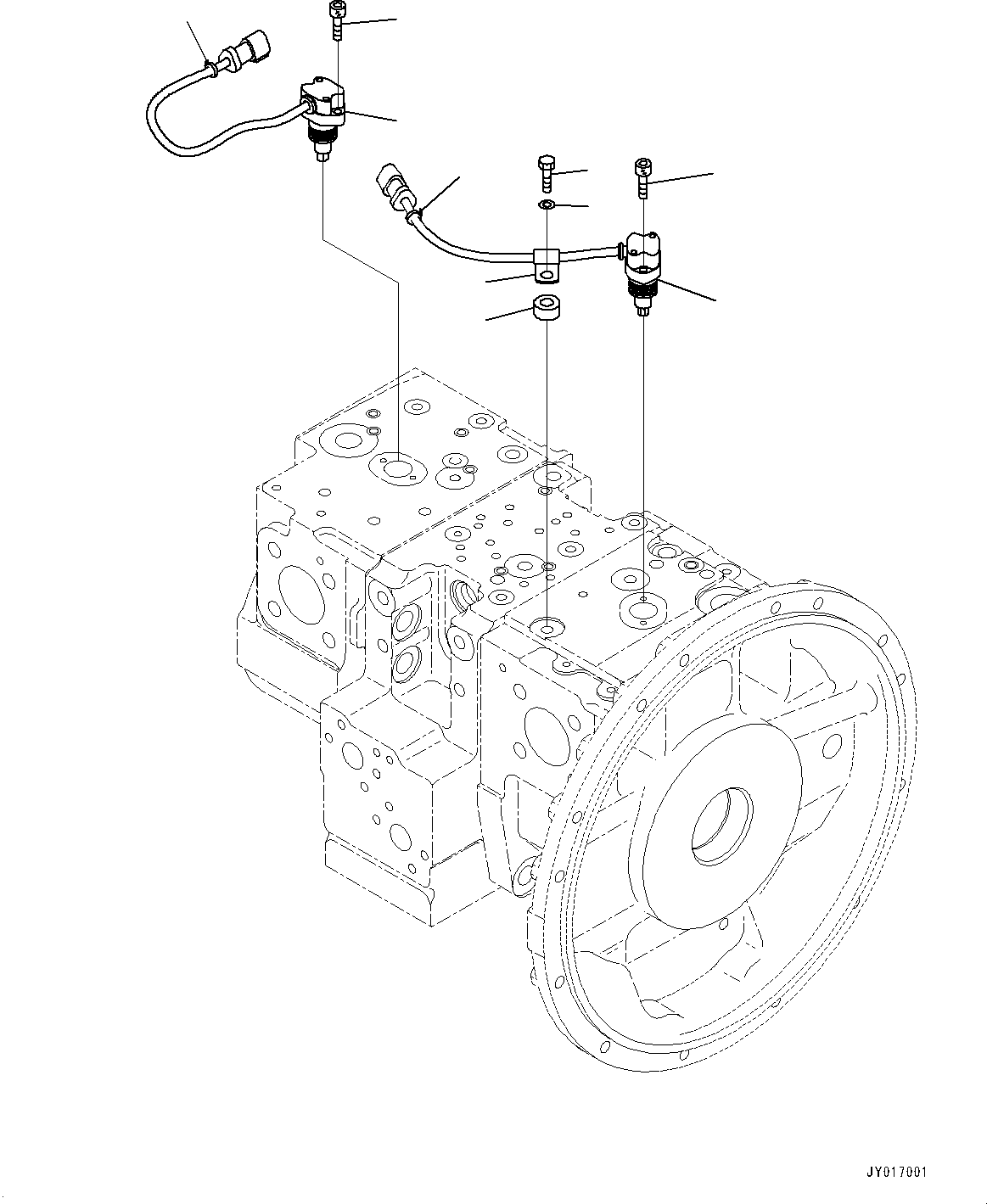 Komatsu parts book diagram for PC210LCI-11E0 S/N 503996-UP: HYDRAULIC PUMP, INNER PARTS (12/12)