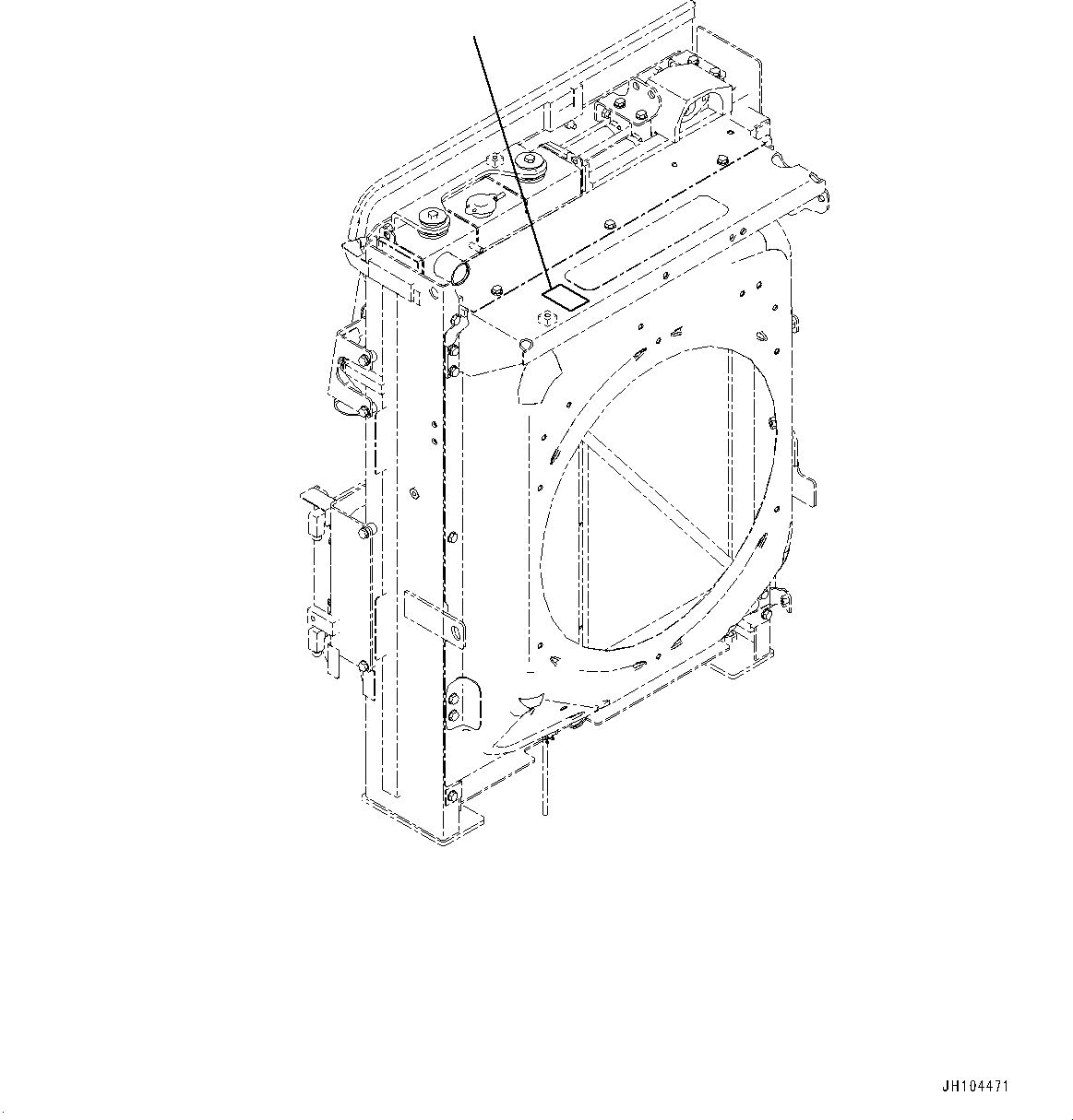 Komatsu parts book diagram for PC210LCI-11E0 S/N 503996-UP: FREON REGULATION PLATE