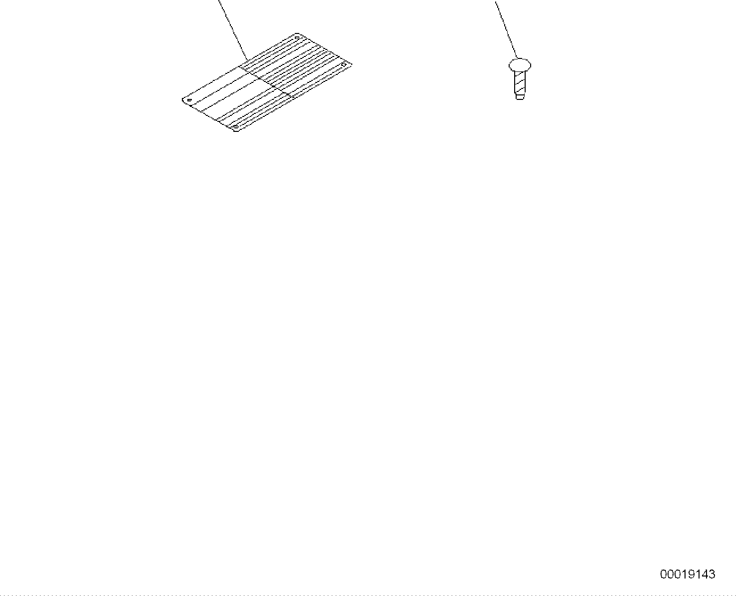 Komatsu parts book diagram for PC118MR-8 S/N F00003 AND UP: ENGINE NAME PLATE