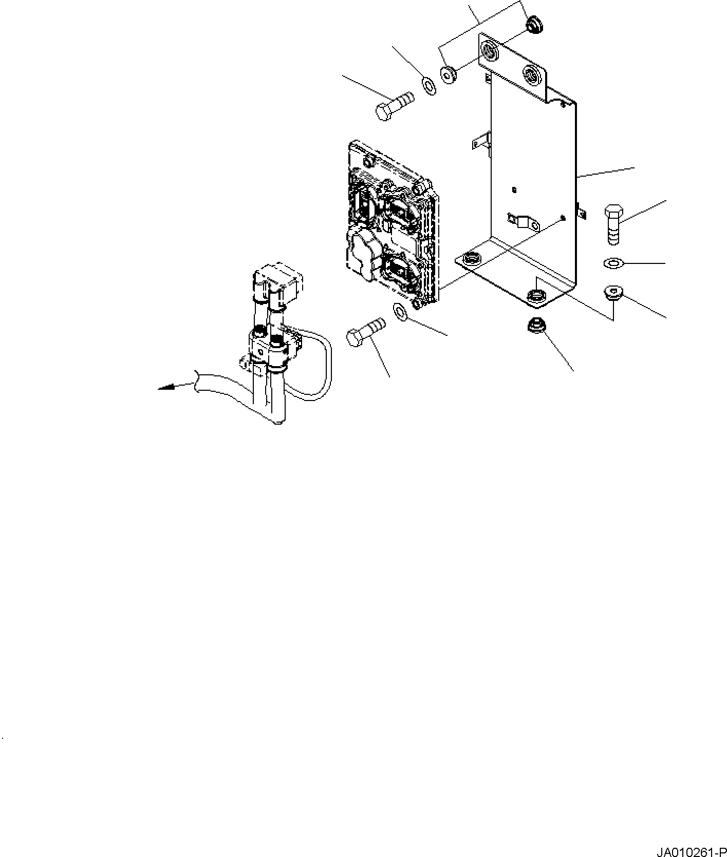 Excavators Komatsu / PC138US-10 S/N F40003 AND UP(PC138U10) / ELECTRICAL PARTS (ENGINE CONTROLLER MOUNTING)(E0200-001009 : E0200-001009)