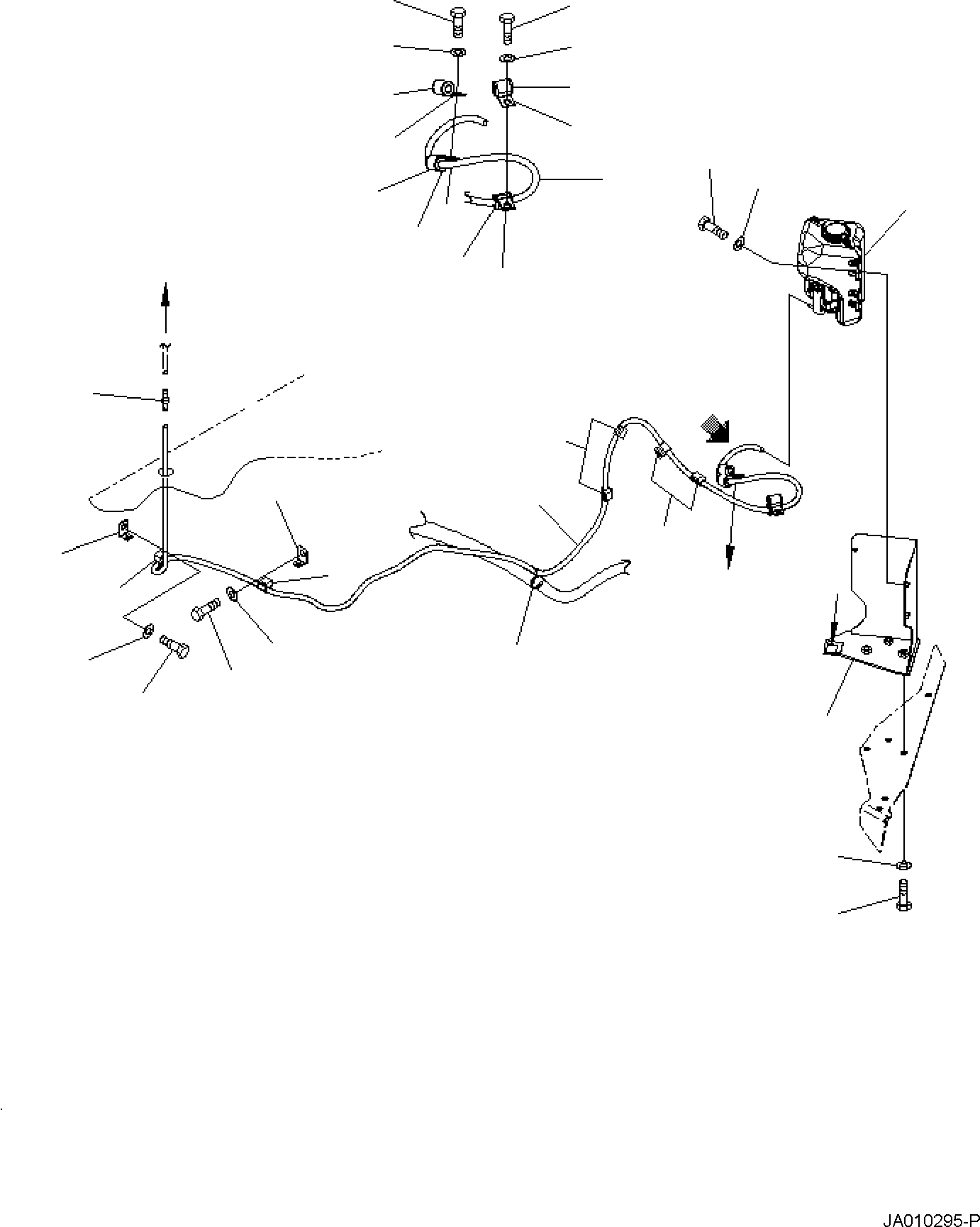 Excavators Komatsu / PC138US-10 S/N F40003 AND UP(PC138U10) / WINDOW WASHER(K0350-001001 : K0350-001001)