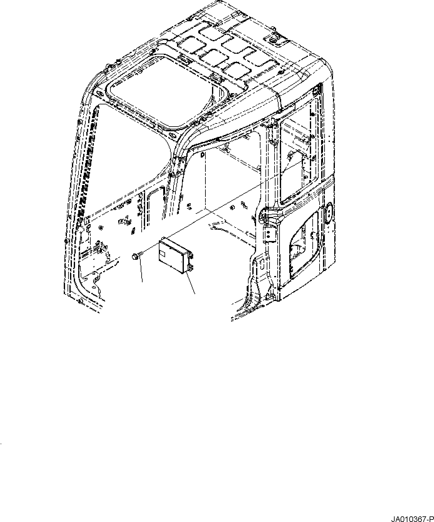 Excavators Komatsu / PC138US-10 S/N F40003 AND UP(PC138U10) / CAB, CONTROLLER(K1110-001054 : K1110-001054)