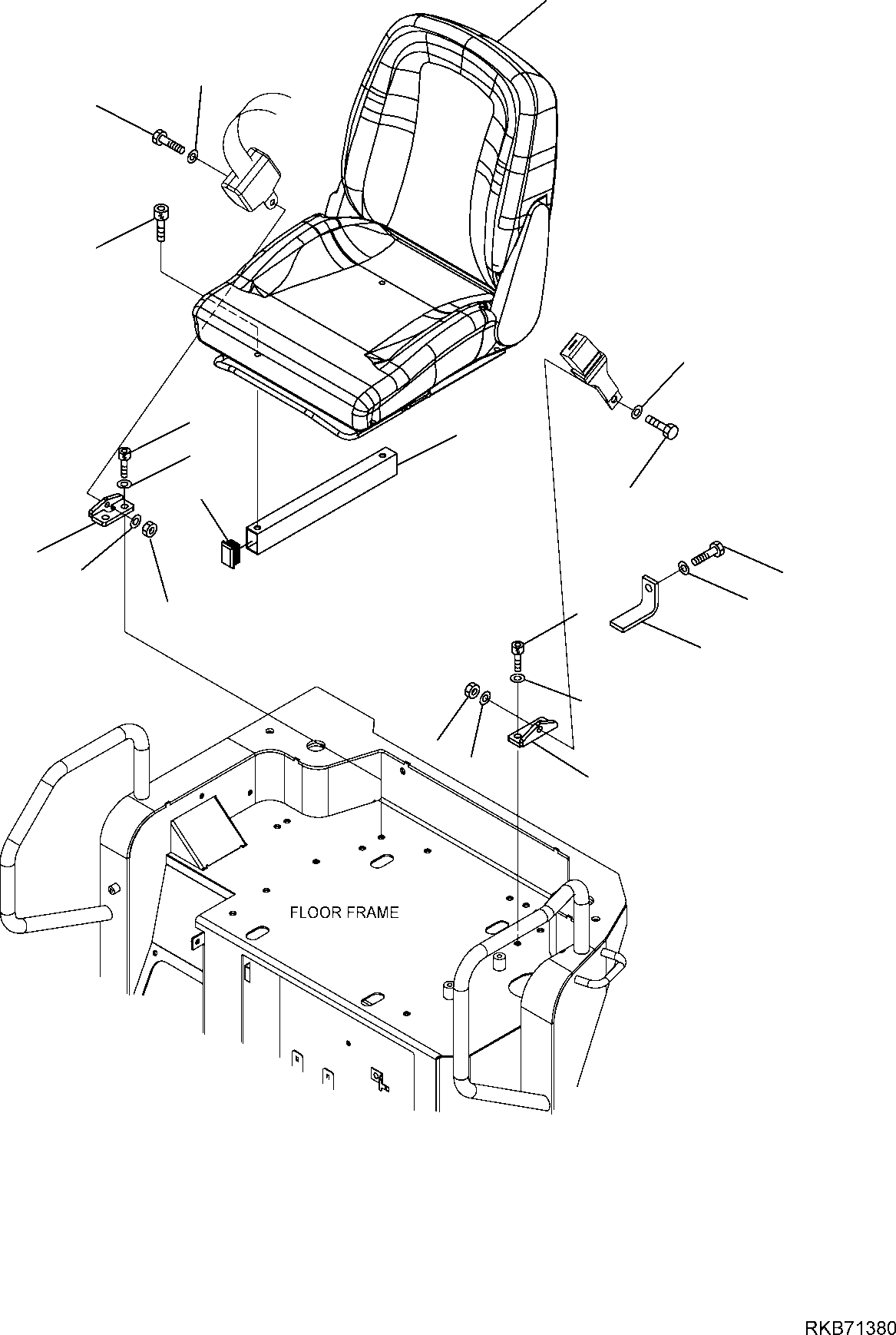 Excavators Komatsu / PC16R-3 HS S/N F80001 AND UP(PC16R3H8) / OPERATOR