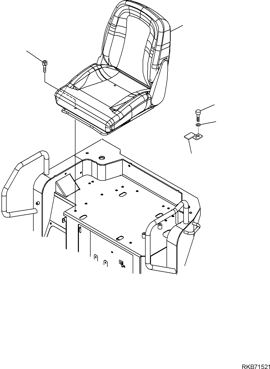 Excavators Komatsu / PC16R-3 HS S/N F80001 AND UP(PC16R3H8) / OPERATOR