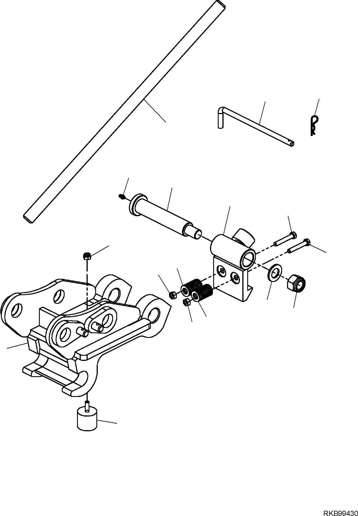 Excavators Komatsu / PC16R-3 HS S/N F80001 AND UP(PC16R3H8) / MECHANICAL QUICK COUPLING(H-7650 : 7650)