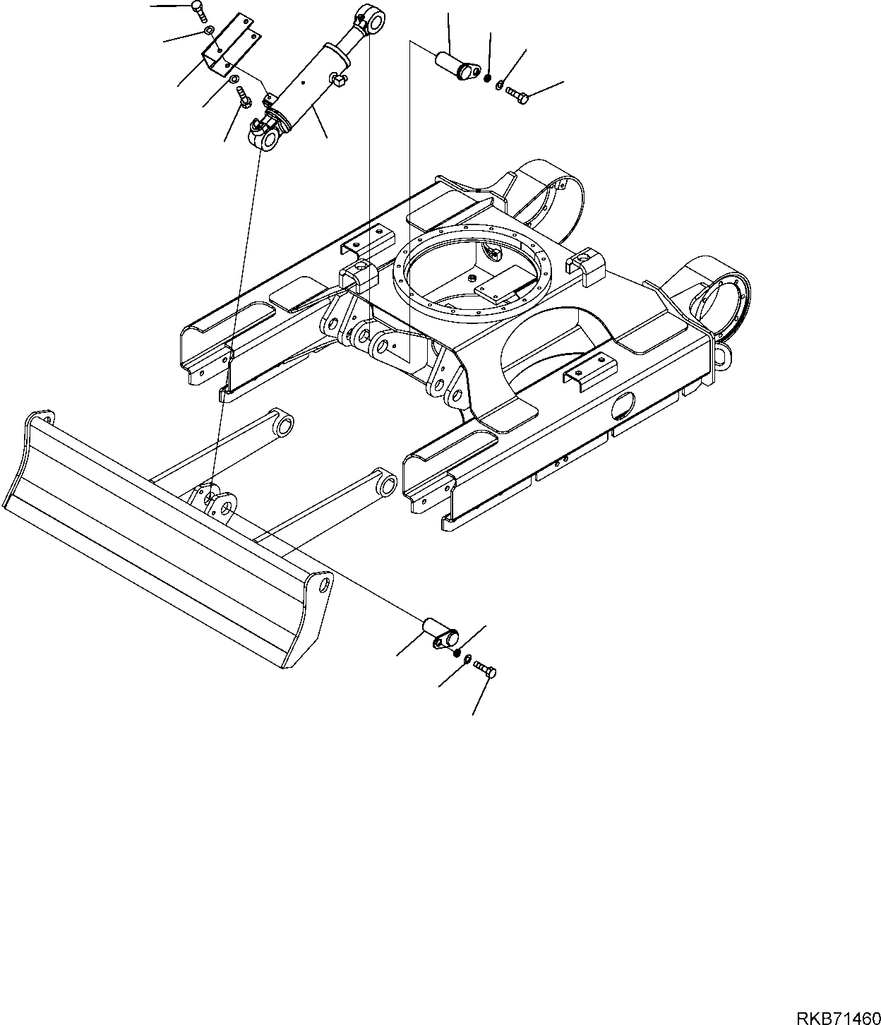Excavators Komatsu / PC16R-3 HS S/N F80001 AND UP(PC16R3H8) / BLADE (2/2)(H-7705 : 7705)