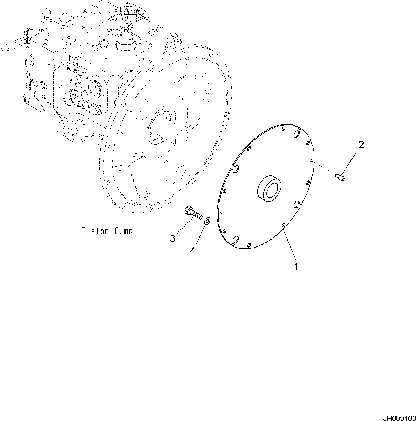 Excavators Komatsu / PC170LC-10 S/N F30003 AND UP(PC170LC0) / POWER TAKEOFF(B0600-001001 : B0600-001001)