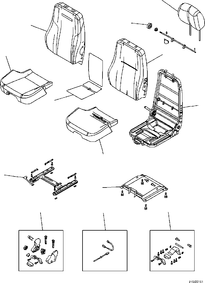 Excavators Komatsu / PC200F-8M0  S/N B10001-UP(PC200FM0) / OPERATOR
