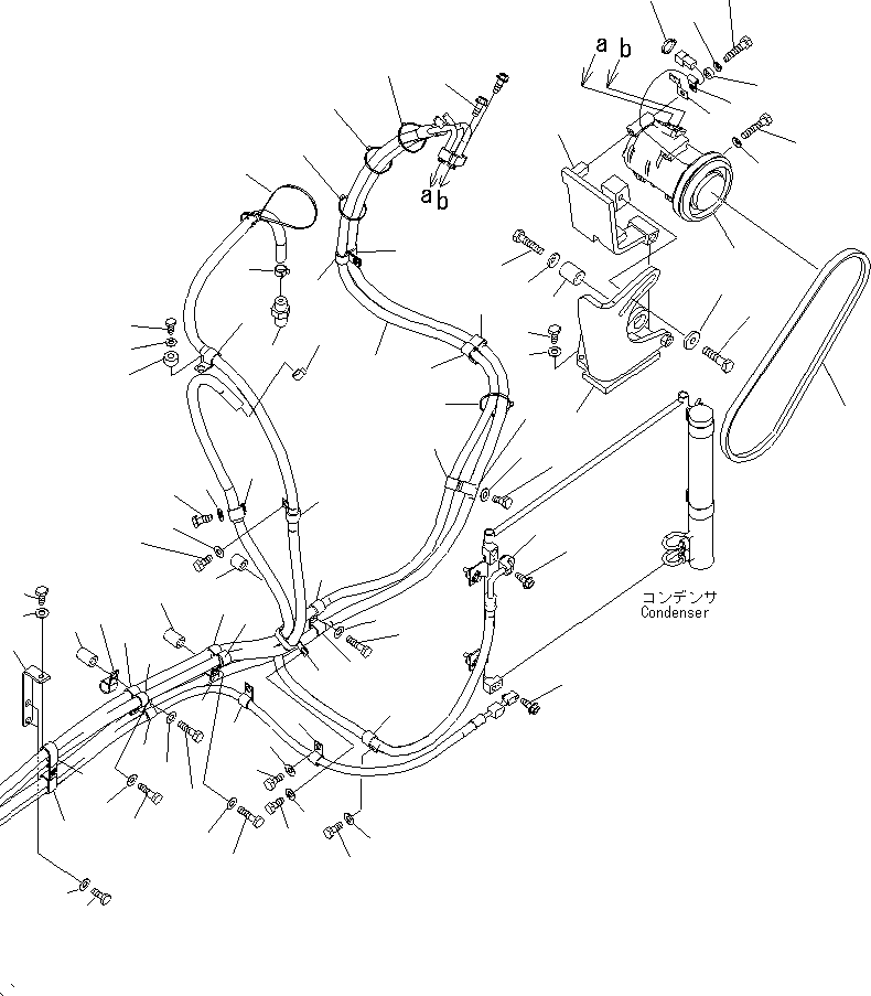 Excavators Komatsu / PC200F-8M0  S/N B10001-UP(PC200FM0) / AIR CONDITIONER(210120 : K0700-01H0)