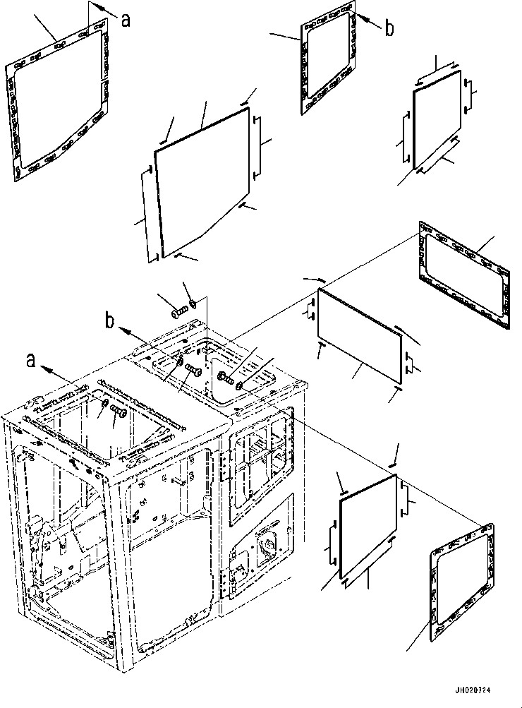 Excavators Komatsu / PC200F-8M0  S/N B10001-UP(PC200FM0) / OPERATOR