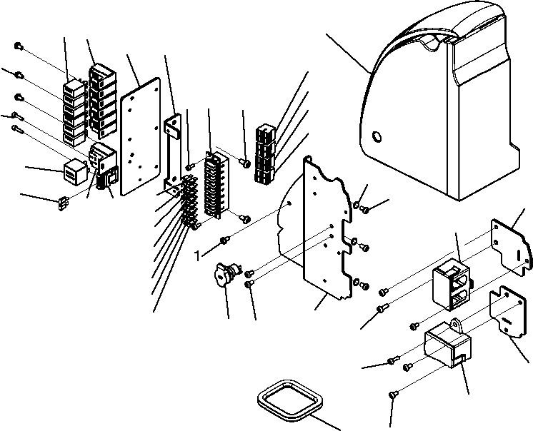Excavators Komatsu / PC200F-8M0  S/N B10001-UP(PC200FM0) / CONTROL BOX(210367 : K1110-31H0)
