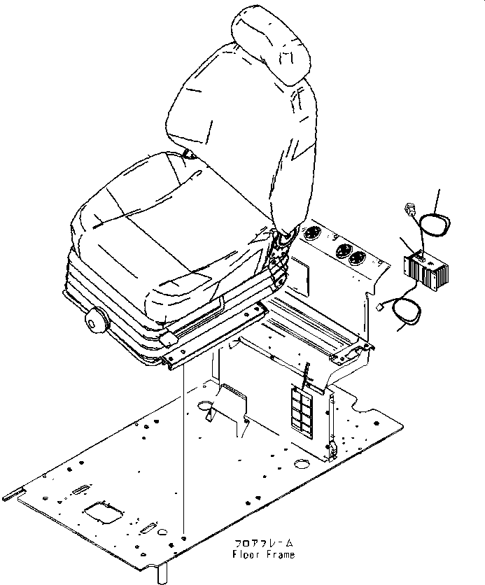 Excavators Komatsu / PC200F-8M0  S/N B10001-UP(PC200FM0) / VOLTAGE CONVERTER(210680 : K1110-85H0)