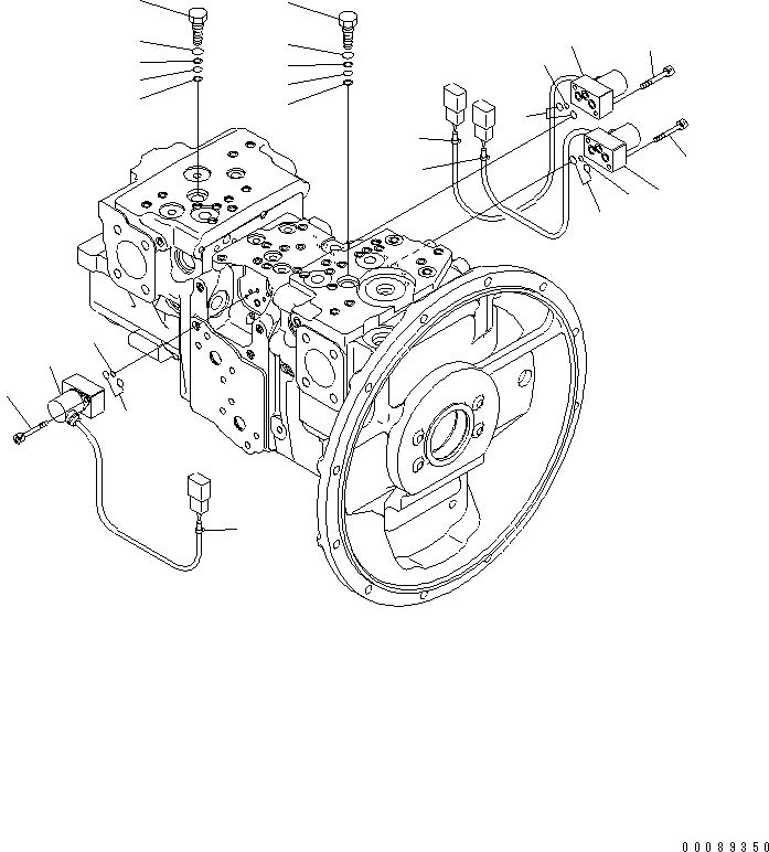 Komatsu parts book diagram for PC200LC-8E0 S/N 1001-UP: MAIN PUMP (11/11)