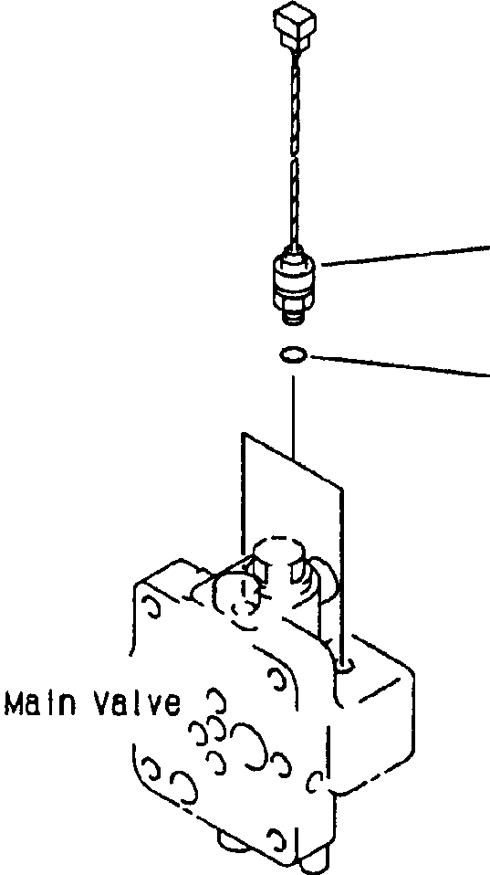 Excavators Komatsu / PC200LL-6 S/N A85001-UP(PC200LL6) / FIG. H0120-03A0 MAIN VALVE - SENSOR(H-014 : H0120-03A0)