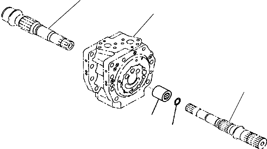 Excavators Komatsu / PC200LL-6 S/N A85001-UP(PC200LL6) / FIG. H0210-09A0 MAIN PUMP - SHAFT COUPLING(H-062 : H0210-09A0)