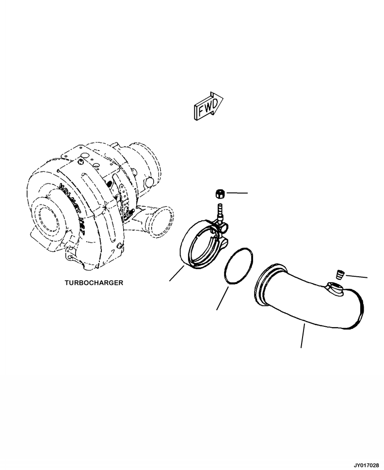 Excavators Komatsu / PC210LL-10 A52001 - UP(PC210LLE) / B9999-502001 AIR TRANSFER CONNECTION(A-016 : B9999-502001)