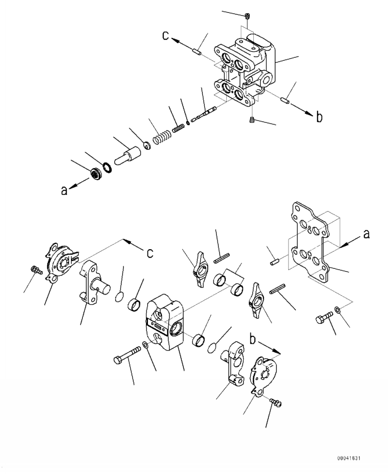 Excavators Komatsu / PC210LL-10 A52001 - UP(PC210LLE) / K1110-001052 CAB TRAVEL PPC VALVE(K-132 : K1110-001052)