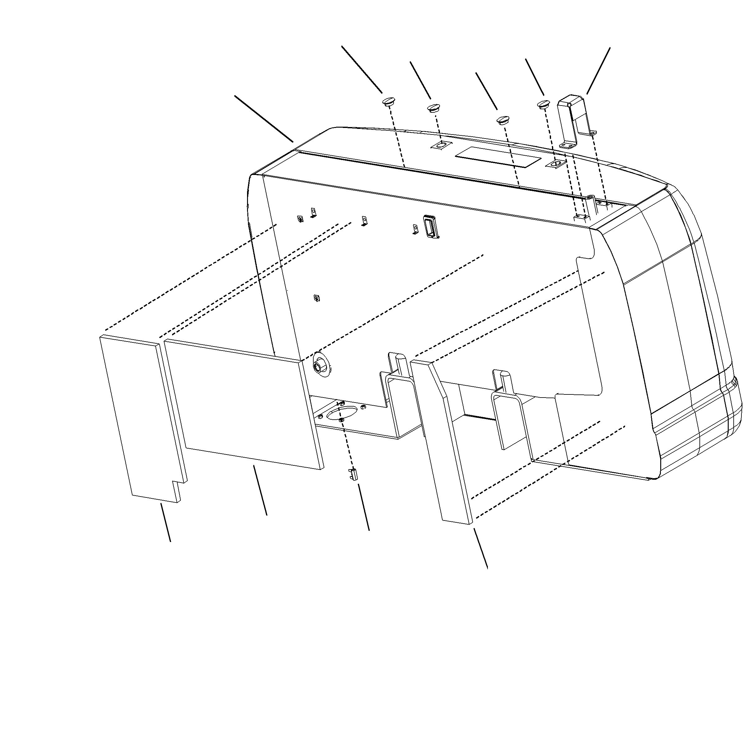 Excavators Komatsu / PC210LL-10 A52001 - UP(PC210LLE) / M1510-001002 COUNTERWEIGHT WITH ADDITIONAL FUEL TANK(M-046 : M1510-001002)