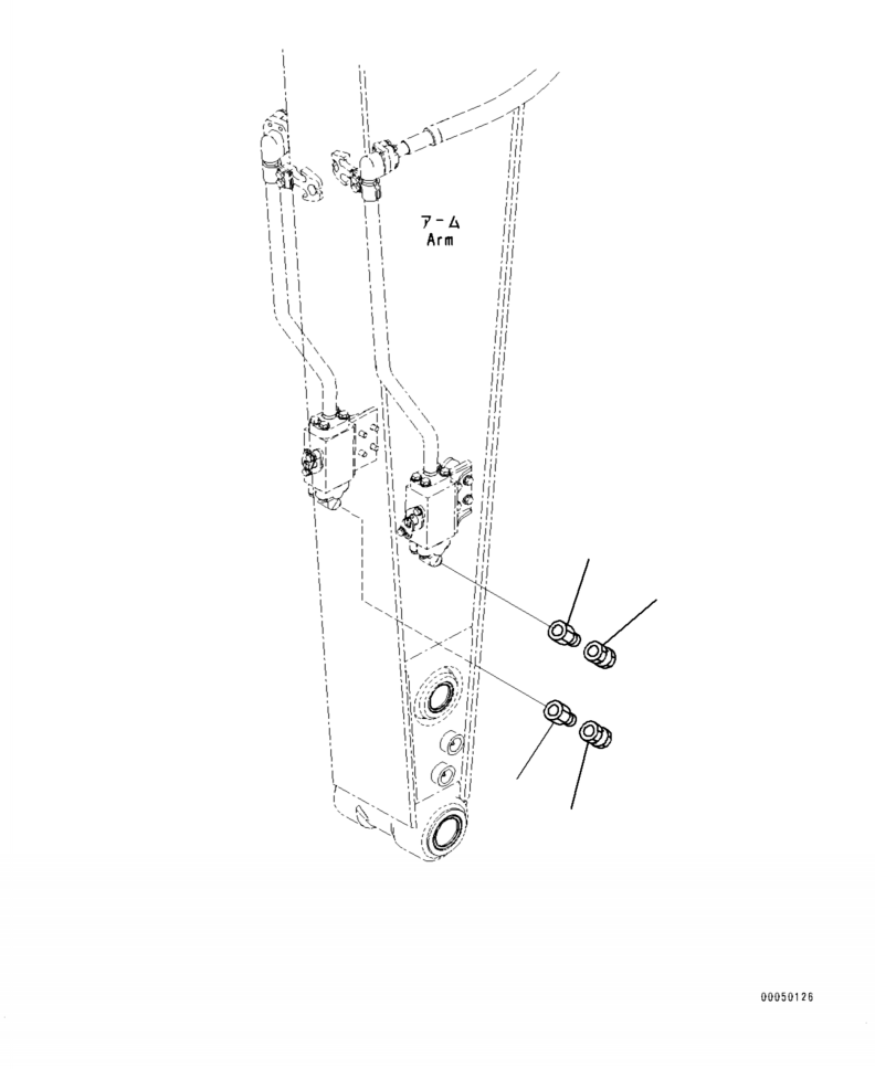 Excavators Komatsu / PC210LL-10 A52001 - UP(PC210LLE) / T1920-003002 BREAKER ADAPTER KRUPP BREAKER KIT, ADAPTER(T-072 : T1920-003002)