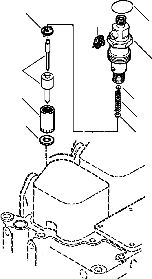 Excavators Komatsu / PC220LL-6 S/N A85001-UP(PC220LL6) / FIG. A4112-A2A5 FUEL INJECTOR(A-058 : A4112-A2A5)