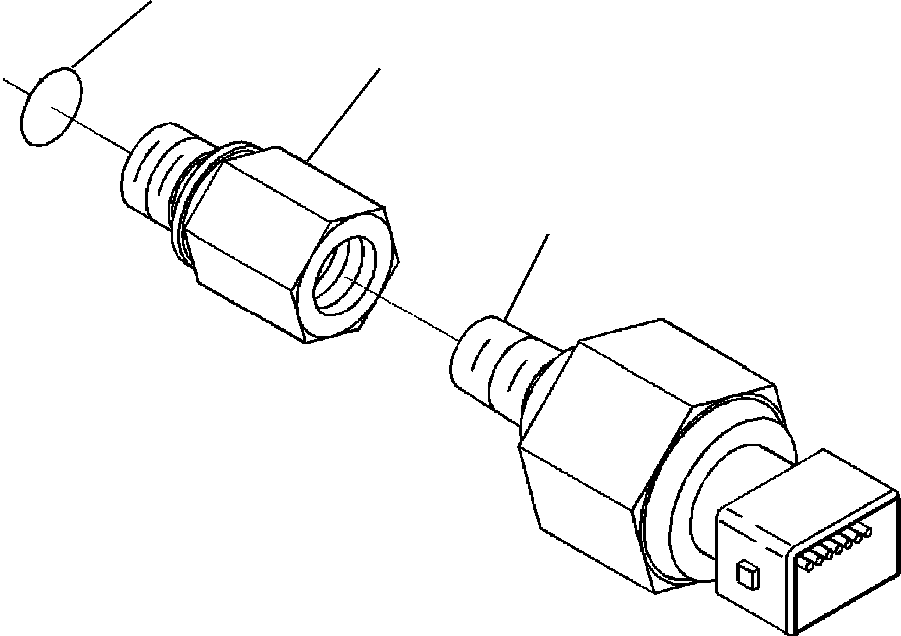 Excavators Komatsu / PC220LL-6 S/N A85001-UP(PC220LL6) / FIG. A6118-A2A3 OIL PRESSURE SENSOR(A-090 : A6118-A2A3)