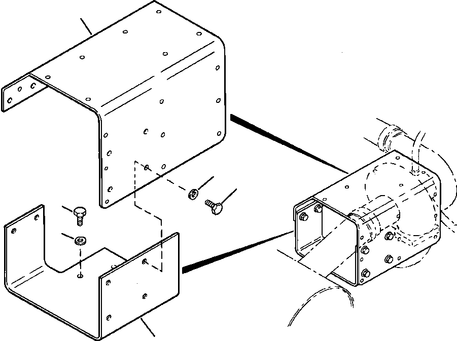 Excavators Komatsu / PC220LL-6 S/N A85001-UP(PC220LL6) / FIG. B0300-02A0 TURBOCHARGER SHIELD(B-010 : B0300-02A0)