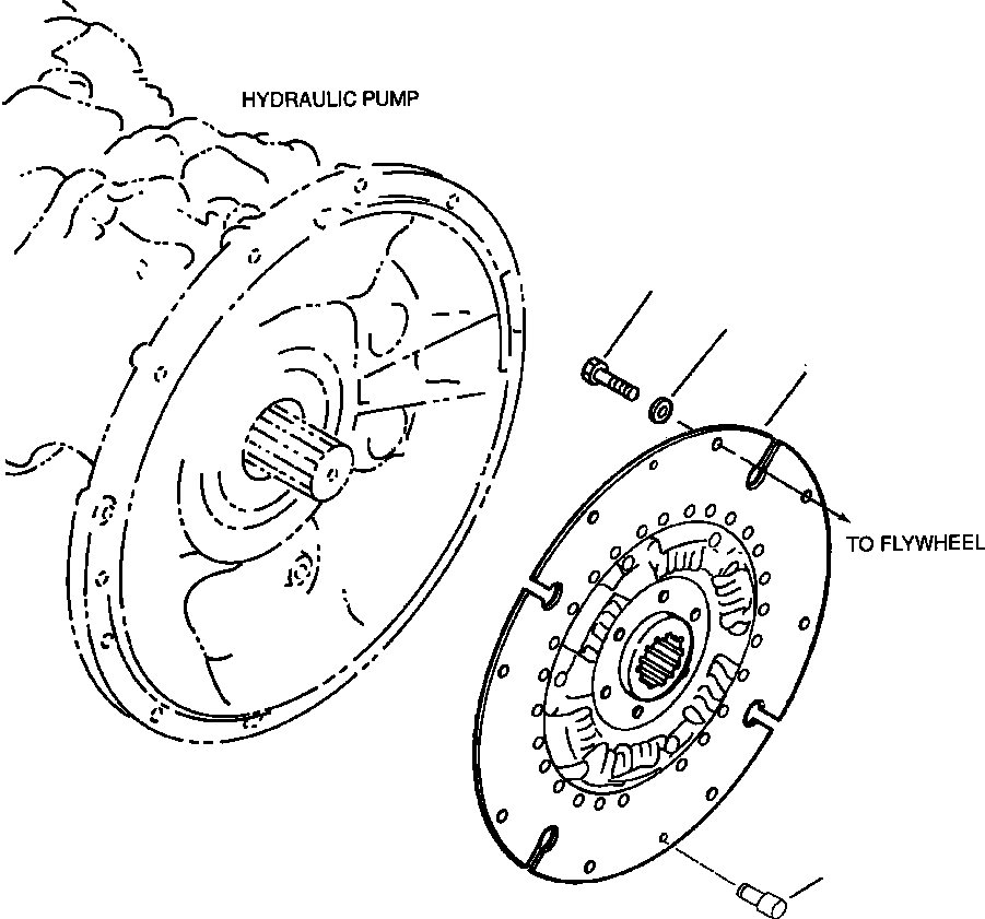 Excavators Komatsu / PC220LL-6 S/N A85001-UP(PC220LL6) / FIG. B0600-01A0 ENGINE VIBRATION DAMPER(B-016 : B0600-01A0)