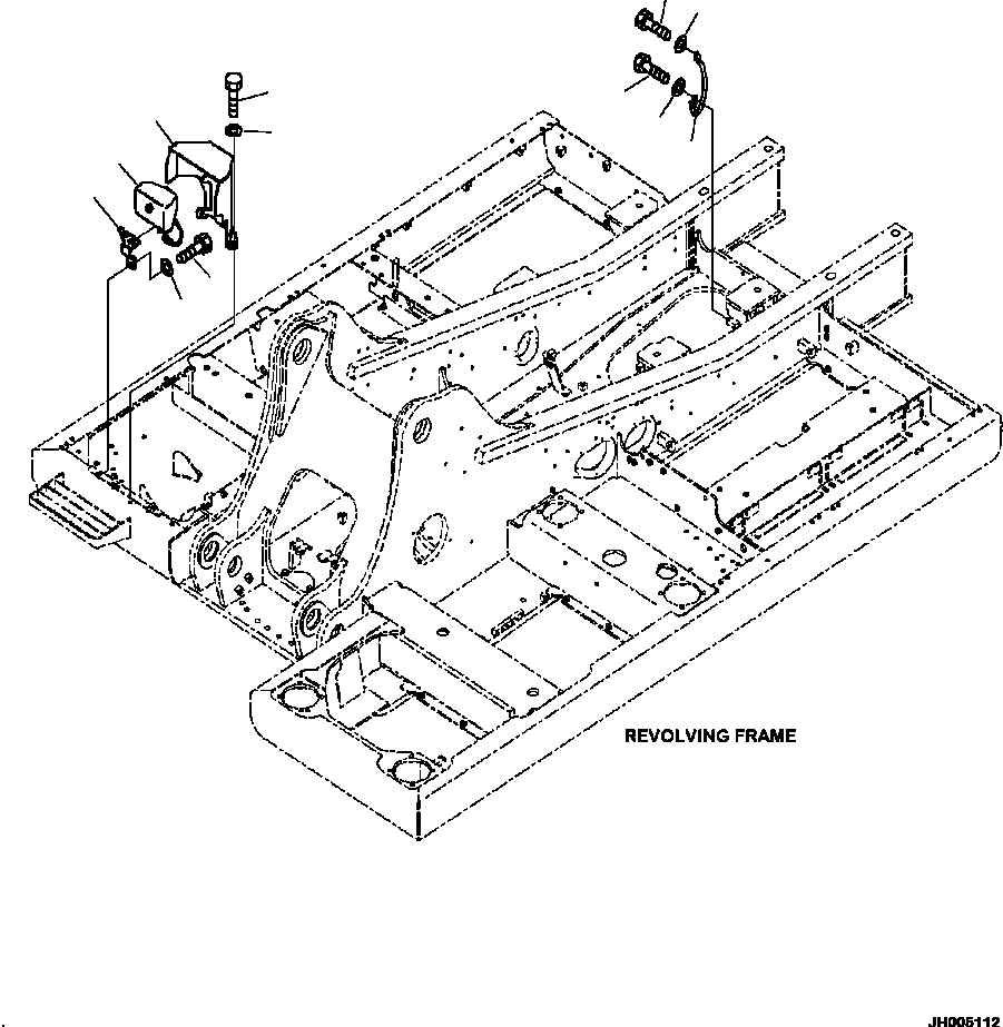 Excavators Komatsu / PC240LL-10 SN A20601-UP(PC240LLE) / E0200-001007 FRONT WORK LAMP(E-026 : E0200-001007)