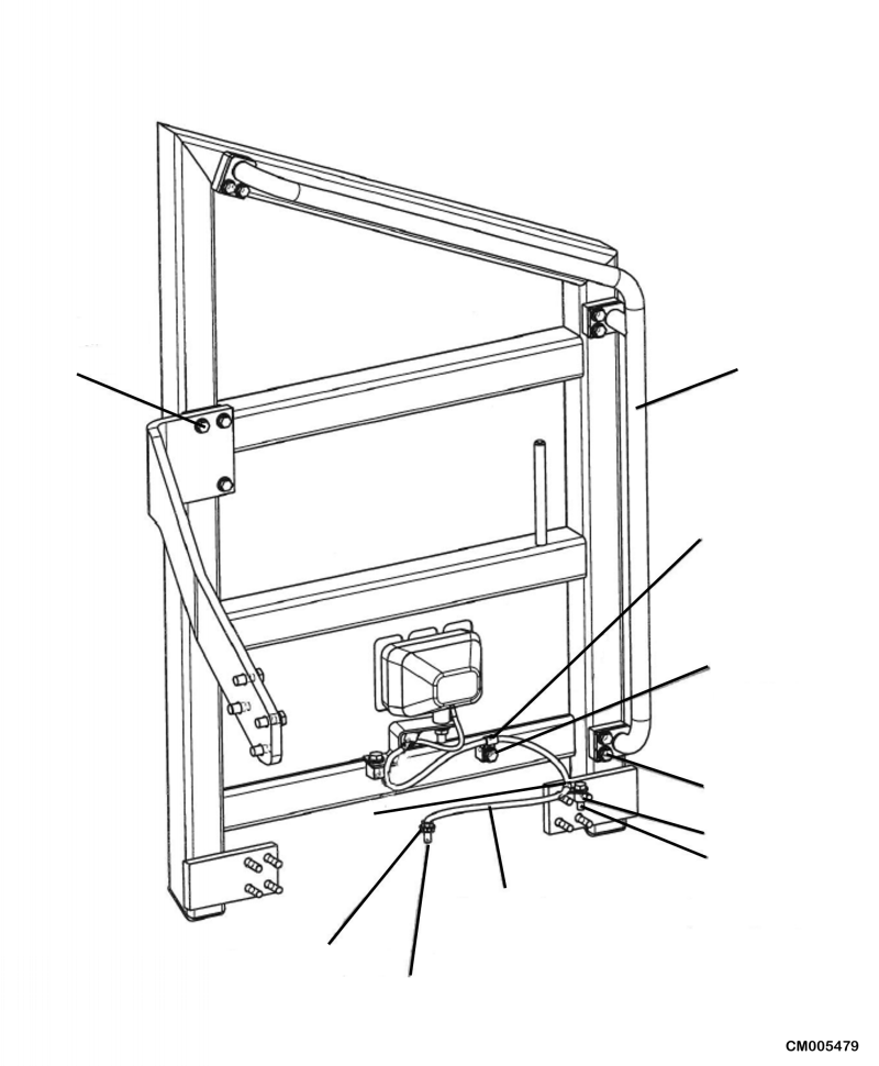 Excavators Komatsu / PC240LL-10 SN A20601-UP(PC240LLE) / J1110-004001 REVOLVING FRAME BATTERY BOX GUARD (2/2)(J-010 : J1110-004001)