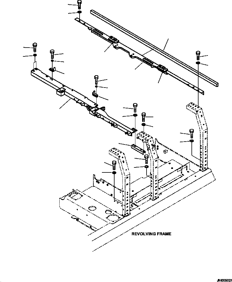 Excavators Komatsu / PC240LL-10 SN A20601-UP(PC240LLE) / M1130-02A0 MACHINE CAB LEFT SIDE DOOR (2/2)(M-014 : M1130-02A0)