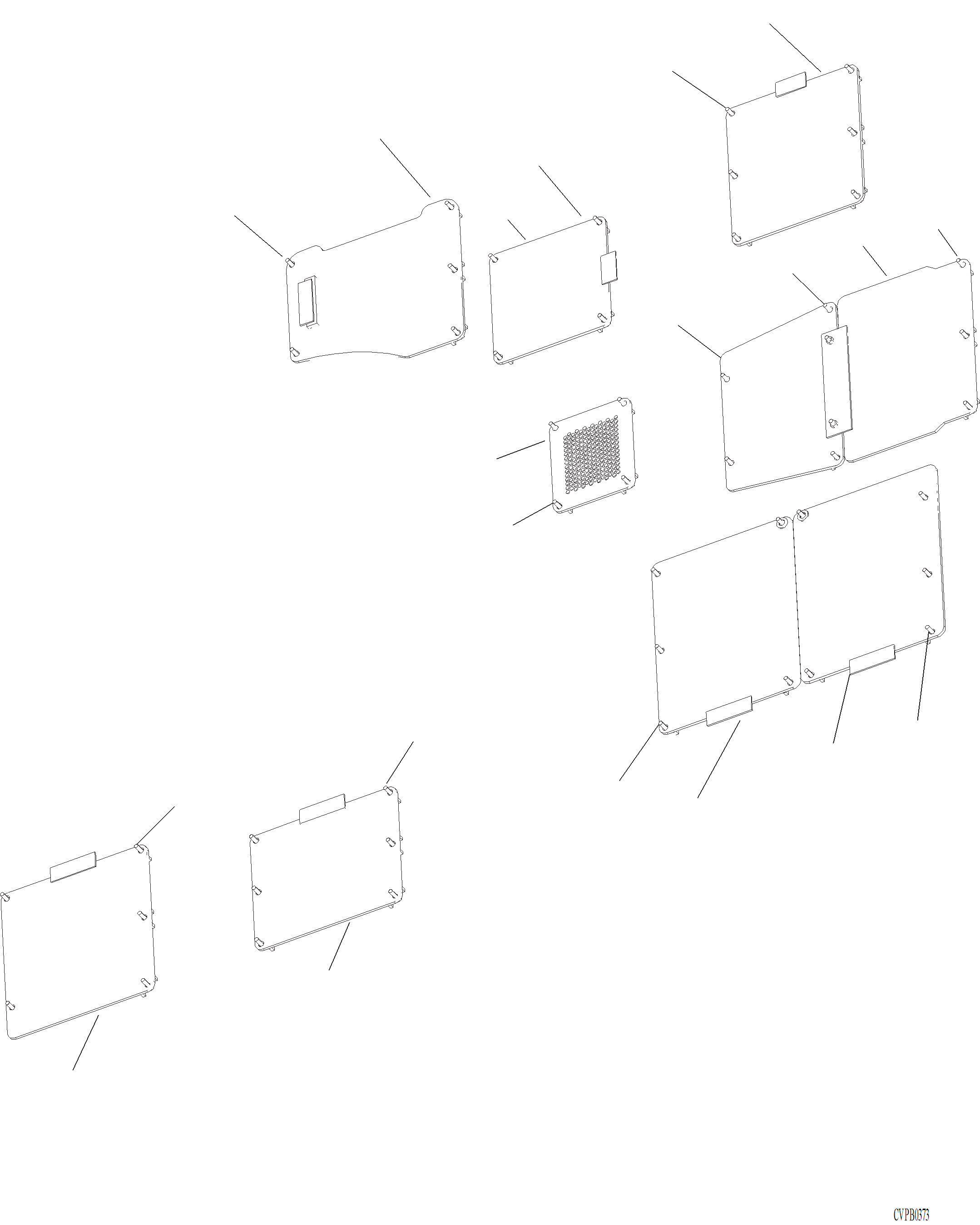 Komatsu parts book diagram for PC240LL-10 SN A20601-UP: M1810-01A0 UNDERCOVER