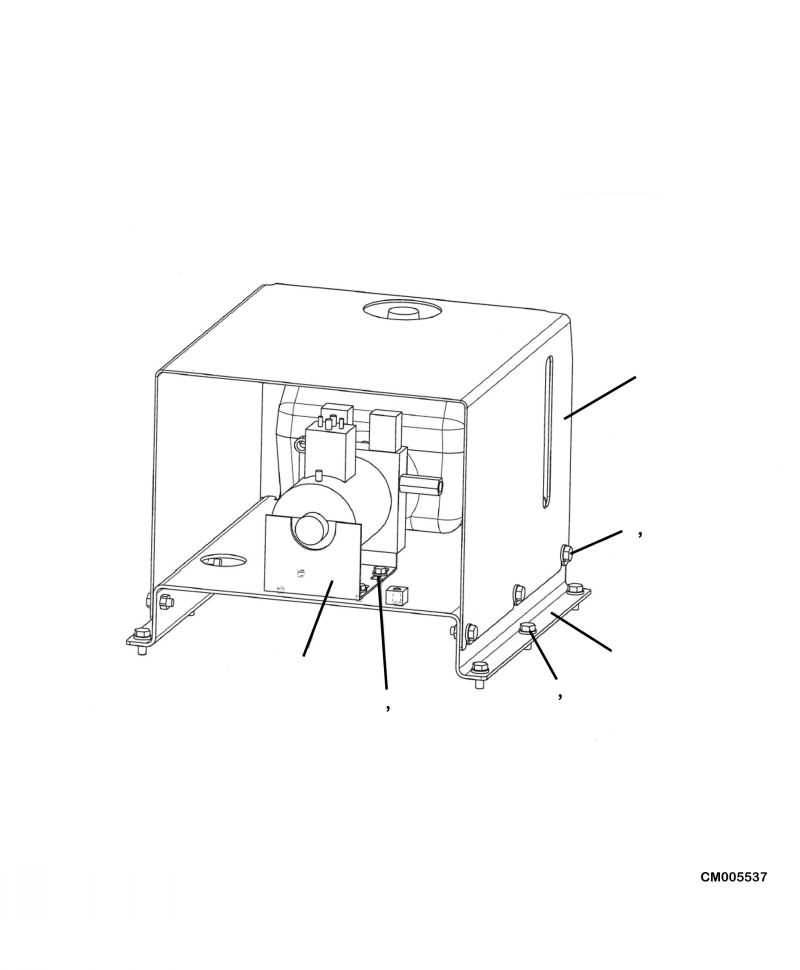 Komatsu parts book diagram for PC240LL-10 SN A20601-UP: M1820-06A0 TILT RISER PUMP AND HARDWARE