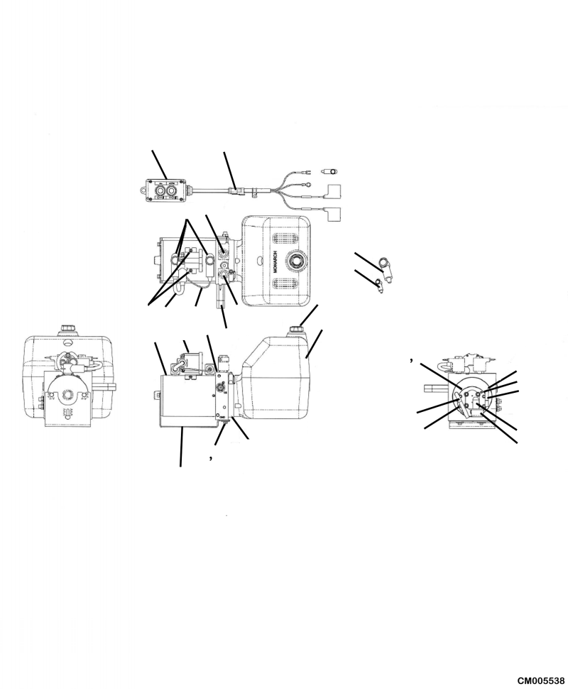 Excavators Komatsu / PC240LL-10 SN A20601-UP(PC240LLE) / M1820-07A0 TILT RISER RISER PUMP COMPONENTS(M-062 : M1820-07A0)