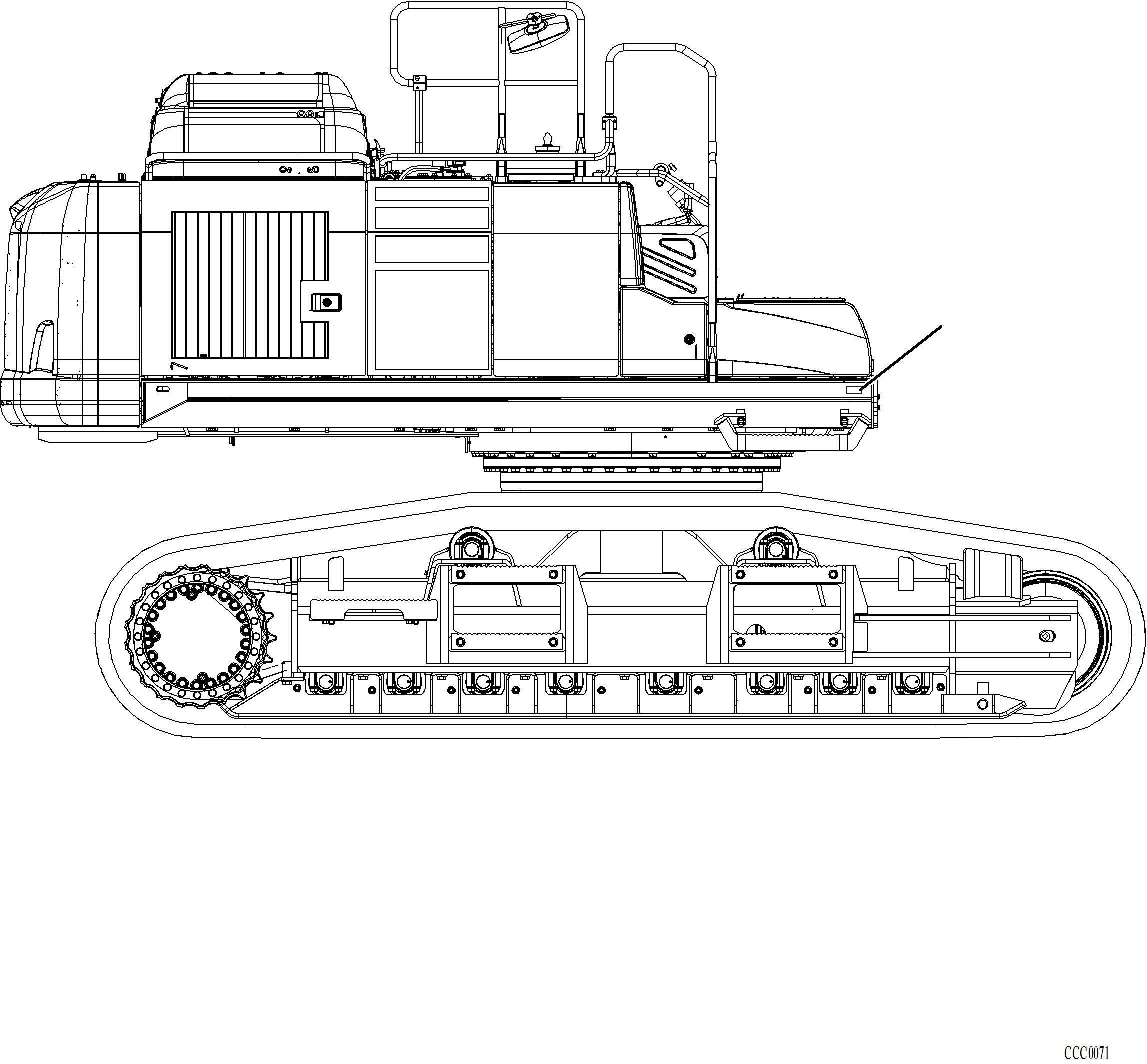 Excavators Komatsu / PC240LL-10 SN A20601-UP(PC240LLE) / U0211-001001 PLATE INSTRUCTION (CANADA)(U-026 : U0211-001001)
