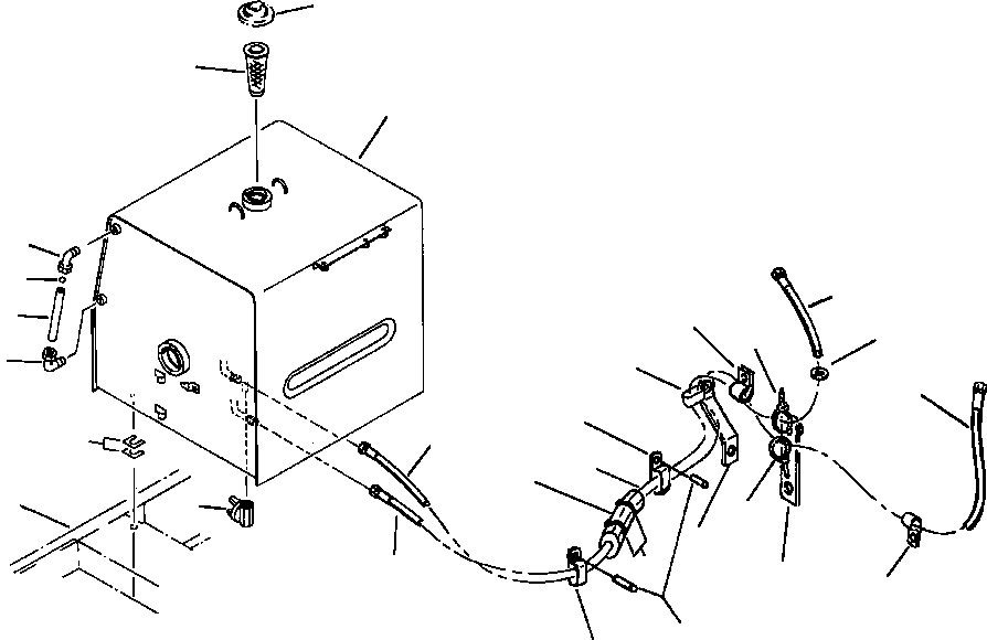 Excavators Komatsu / PC300LC-5LC S/N A30001-UP(PC3005CE) / FUEL TANK AND PIPING(01-012 : 01-012)